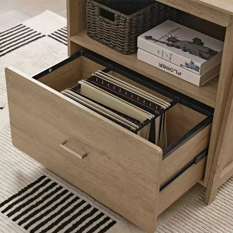 29 meuble de rangement pour dossiers suspendus, chêne