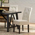 Chaises de salle à manger capitonnées contemporaines San Marcos (lot de 2)