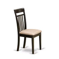 Chaises de salle à manger Capri Chaises de cuisine en similicuir, lot de 2