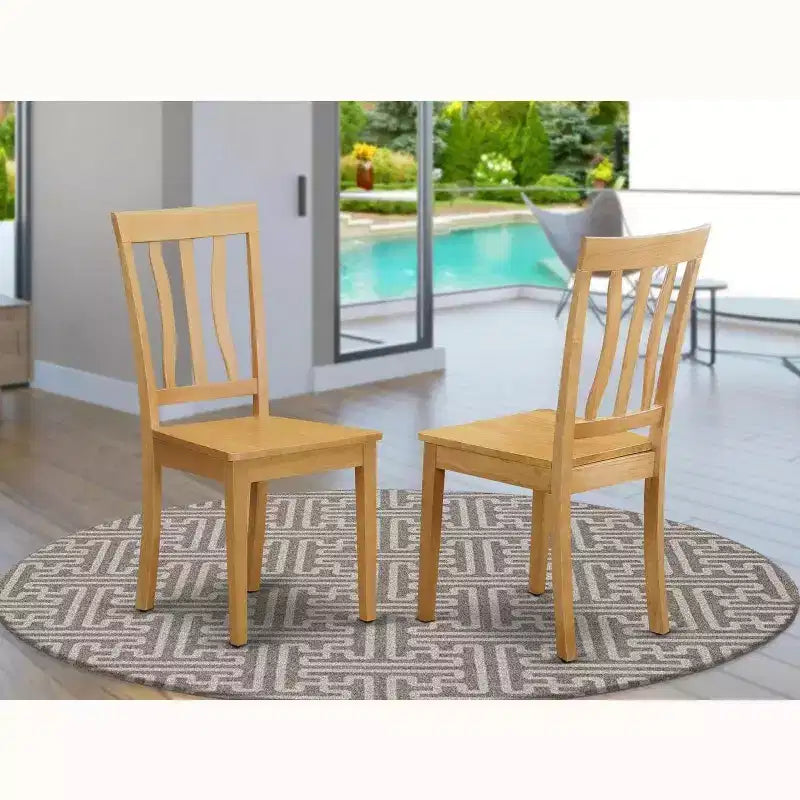Chaise de salle à manger Médiéval Moods avec assise en bois