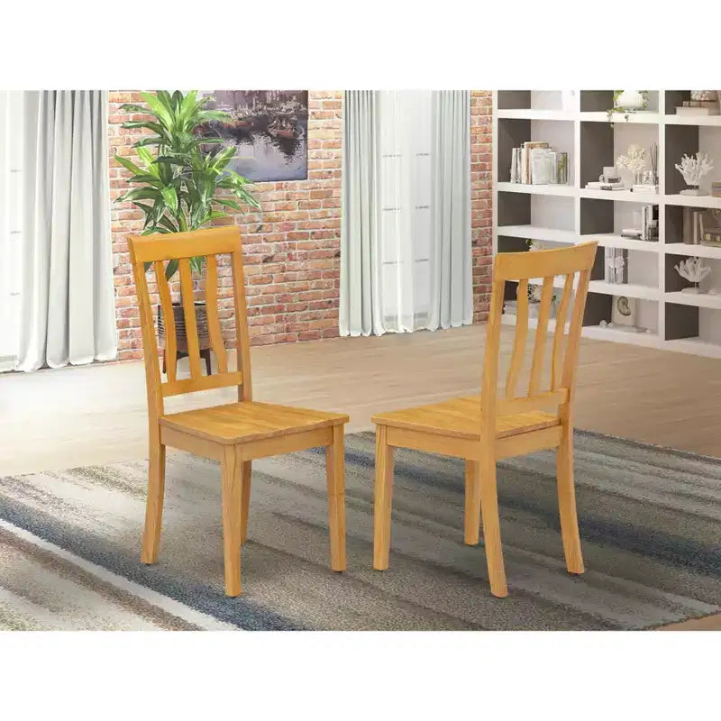 Chaise de salle à manger Médiéval Moods avec assise en bois