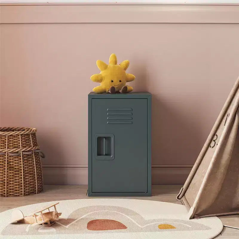 Casier de rangement en métal empilable pour enfants