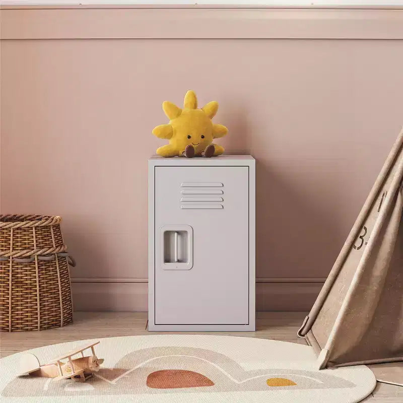 Casier de rangement en métal empilable pour enfants