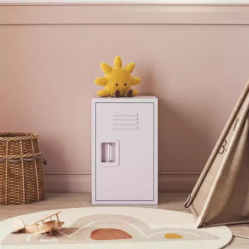 Casier de rangement en métal empilable pour enfants