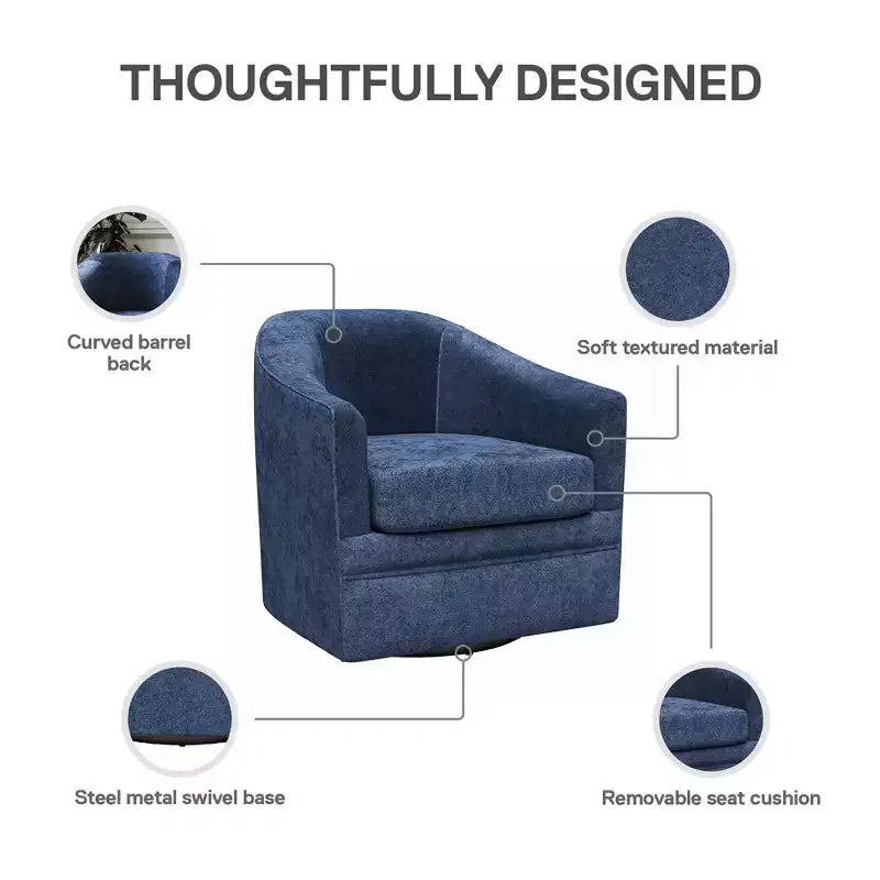 Fauteuil pivotant d'appoint