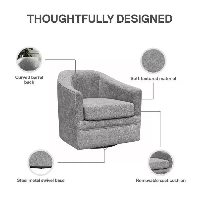 Fauteuil pivotant d'appoint