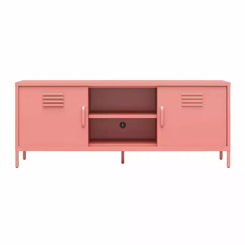 Novogratz Cache Metal Locker-Style TV Stand for TVs up to 65
