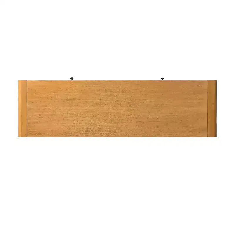 Table d'entrée en bois avec 2 tiroirs, console rustique de style ferme avec rangement