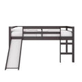 DHP Milton Kids Junior Loft Bed with Slide