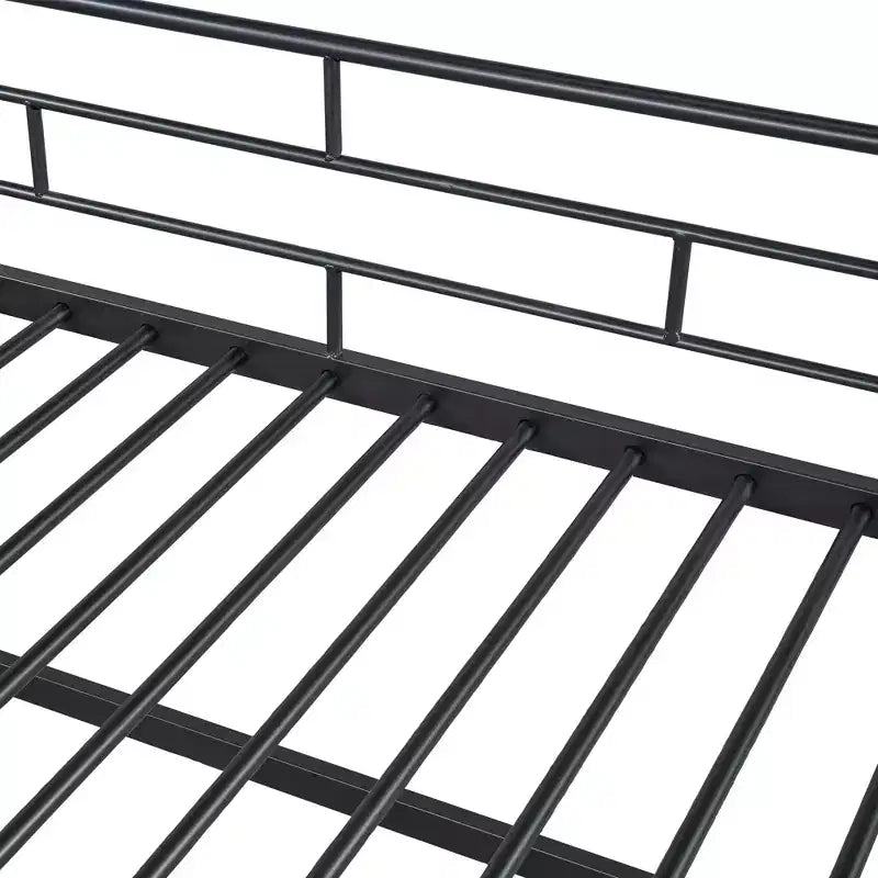 Lit mi-hauteur avec escalier de rangement