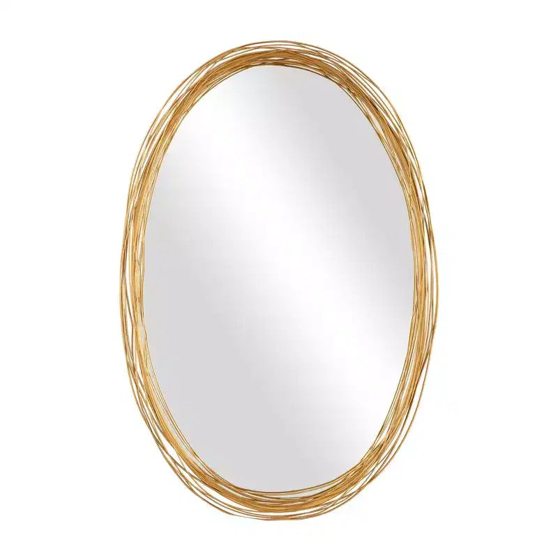 Uttermost Gillian Antiqued-Brushed Gold 26 x 39 Wall Mirror