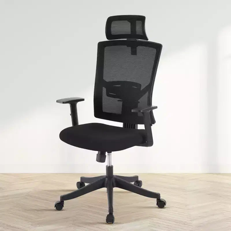 Ergonomic High Back Office Chair, Dynamic Lumbar Support, Adjustable Headrest, High Back Recline, 350 lbs Capacity, for Home, Office