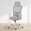 Ergonomic High Back Mesh Office Chair, Reversible-style-Up Arms, Adjustable Headrest &amp; Lumbar Support, with Wheels, for Home Office