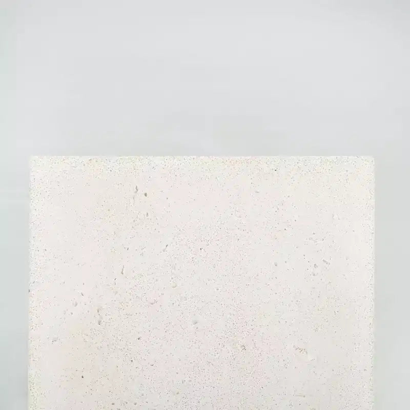 Table d'appoint en béton et verre - Intérieur/Extérieur