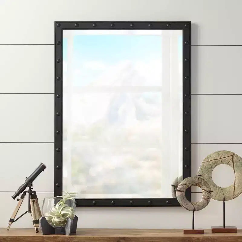 Lot de 2 miroirs muraux rectangulaires 28 x 38