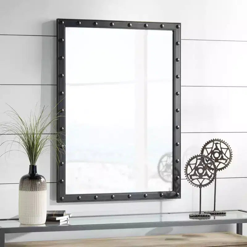Lot de 2 miroirs muraux rectangulaires 28 x 38